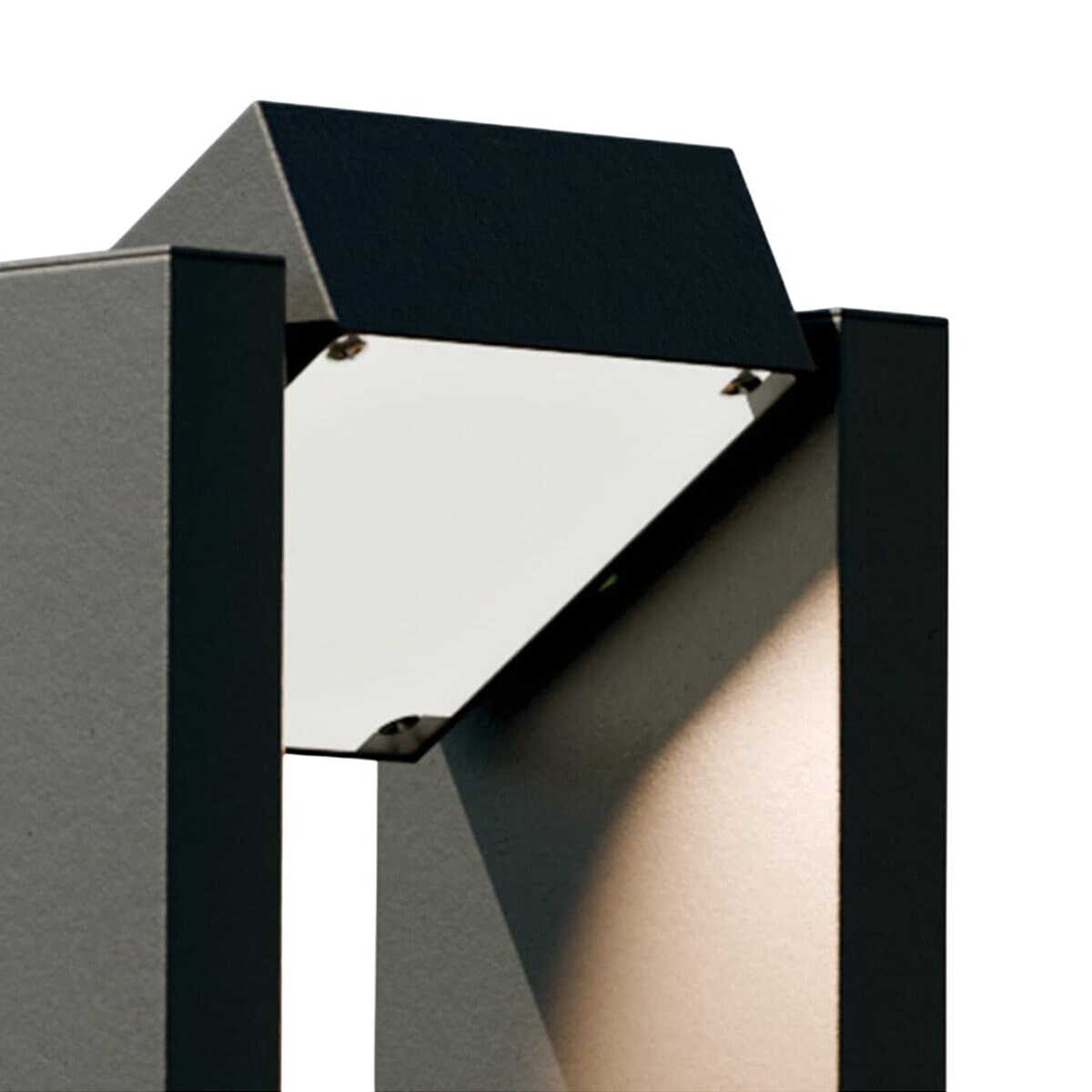 16263BKT30-12 Volt 3000K LED 25.4" Aimed Bollard in Textured Black