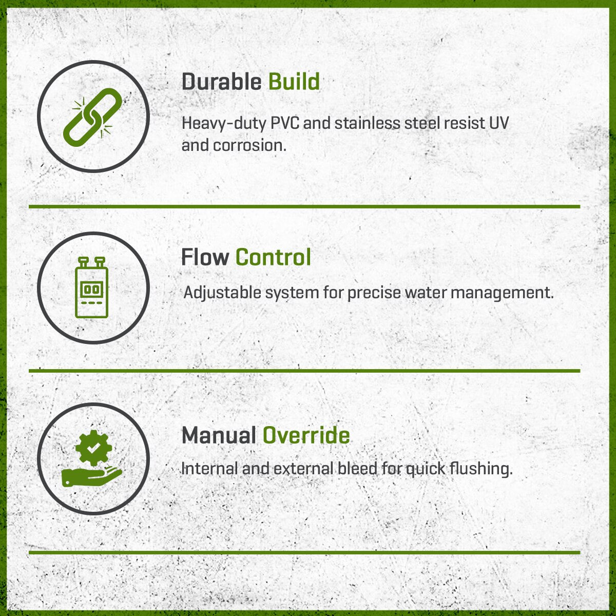 Irritrol Globe Valve 2400 Plastic 1 in. w/ Flow Control Slip x Slip