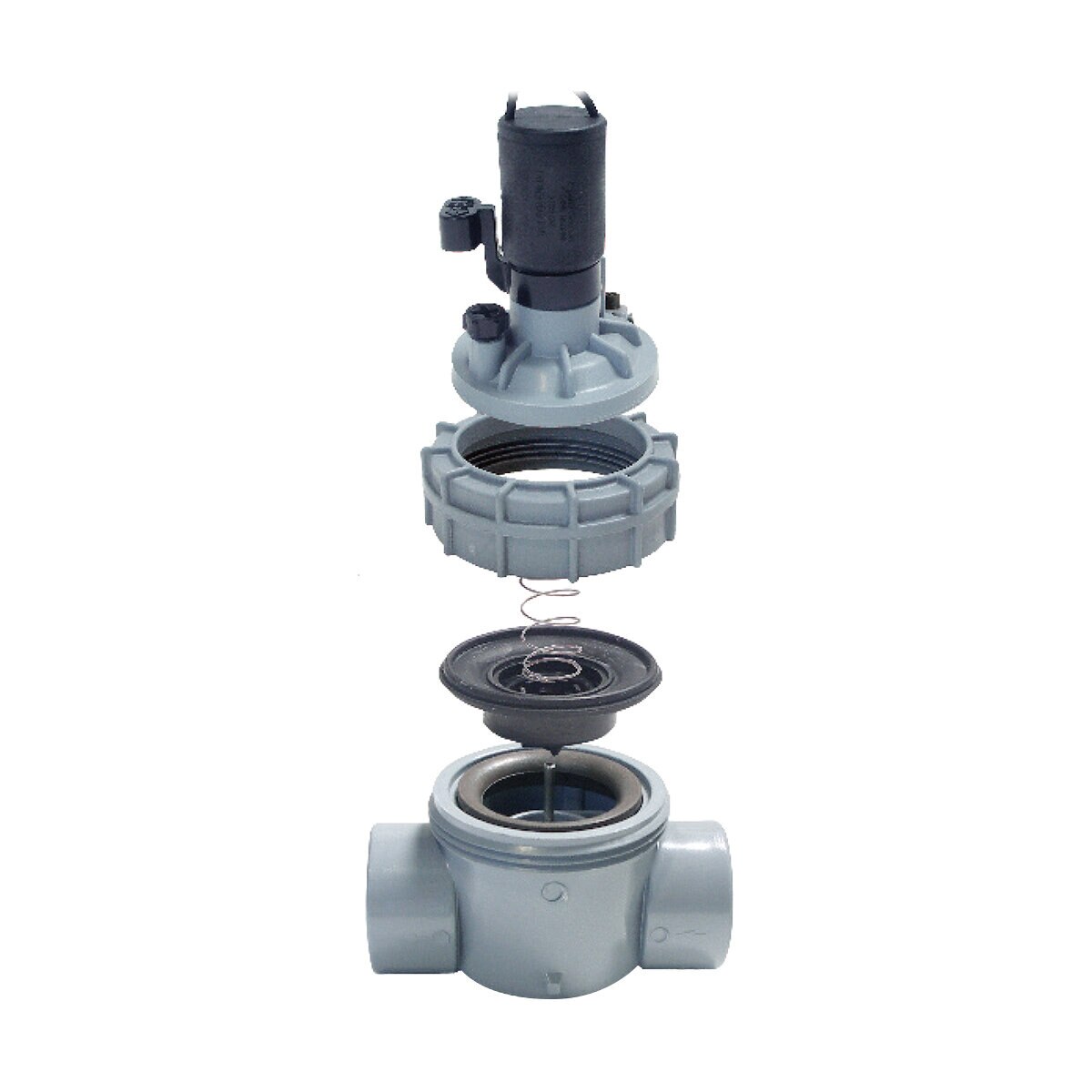 Irritrol Globe Valve 2400 Plastic 1 in. w/ Flow Control Slip x Slip