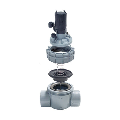 Irritrol Globe Valve 2400 Plastic 1 in. w/ Flow Control Slip x Slip