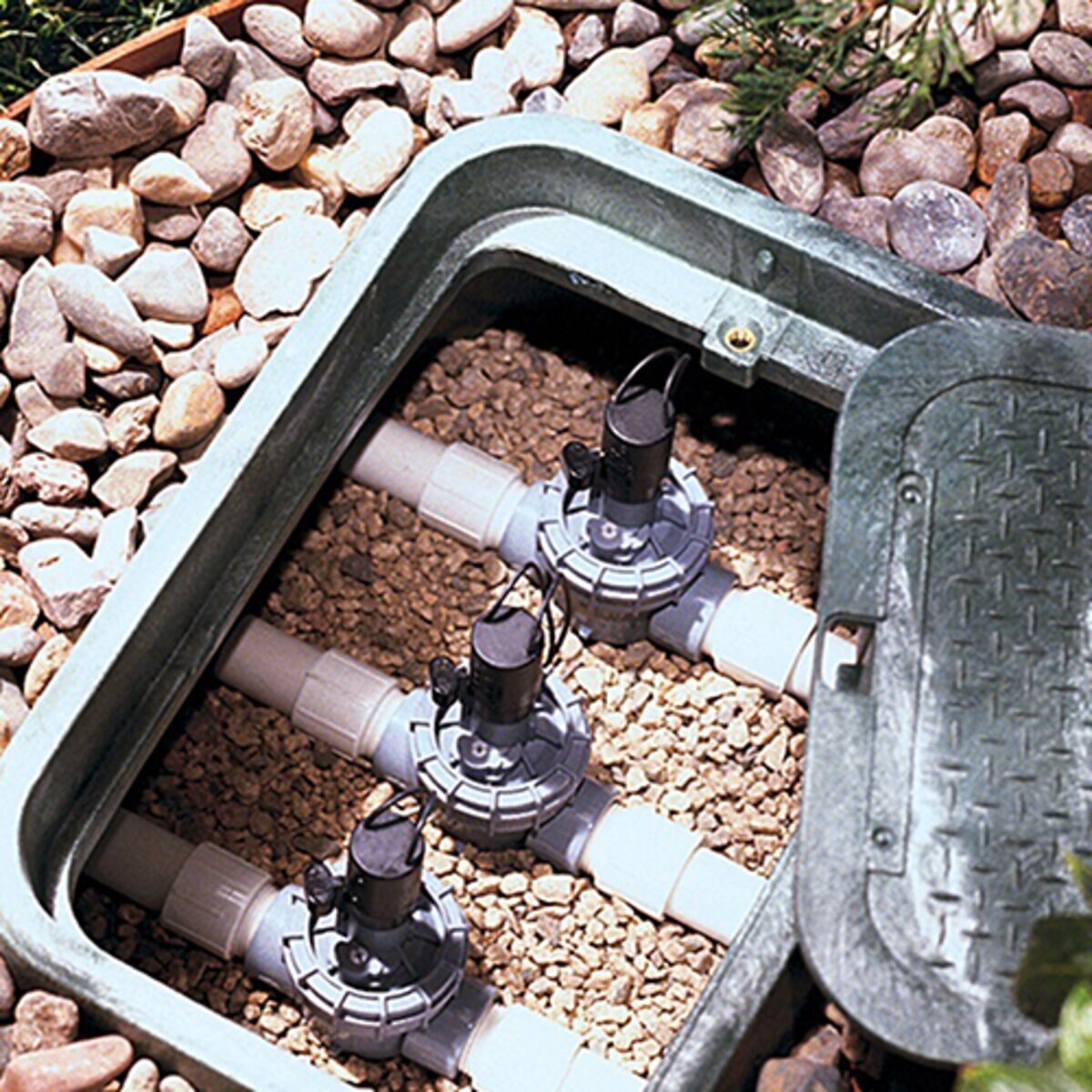 Irritrol Globe Valve 2400 Plastic 1 in. w/ Flow Control Slip x Slip