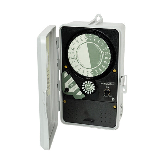 K-Rain 2520P   2520 RainSwitch-Ready Controller 1 Station Outdoor Plastic Wall Mount Cabinet 220V In/220V Out