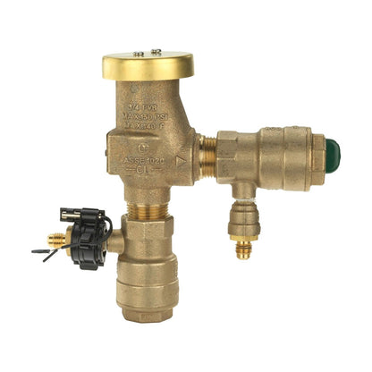 T388001  Watts 800M4 Anti-Siphon Pressure Vacuum Breaker w/ Ball Valves 3/4 in. Bronze w/ Freeze Sensing Capability (Sensing Upgrade Kit Sold Separately) | T388001