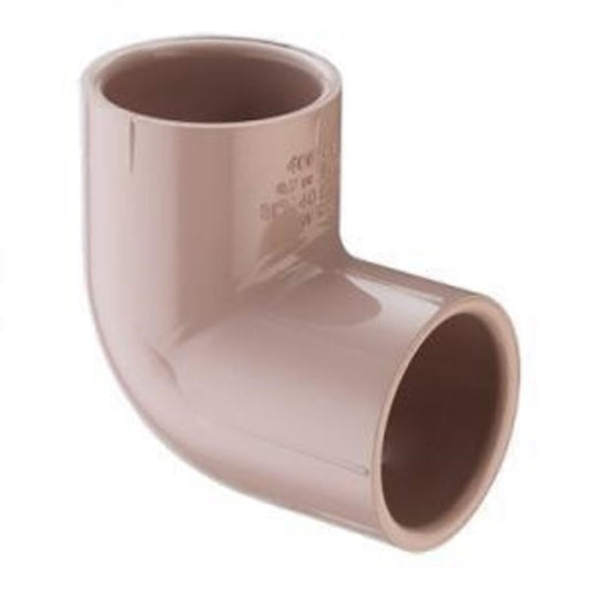406-010UV  Spears Molded Elbow Beige Sch 40 UV Resistant PVC 1 in. Socket