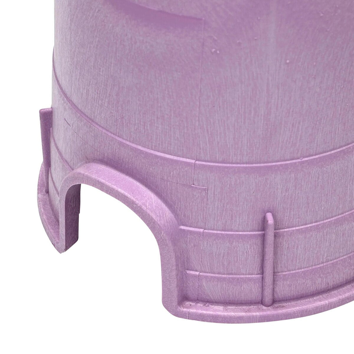 NDS Standard Valve Box Round 6 in. Purple Box/Purple Lid Overlapping RW
