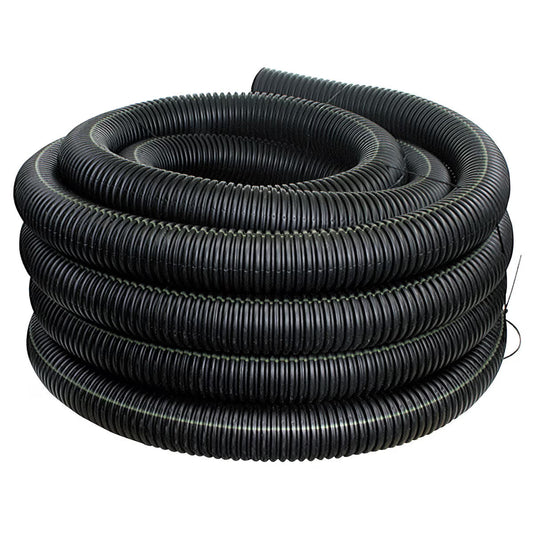 ADS Drain Pipe Single Wall Solid 10 in. x 20 ft. L