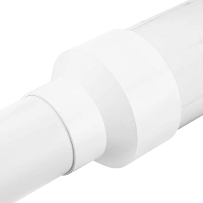6P07  -NDS PVC S&D Reducer Coupling HUB x HUB White 4 in. x 6 in.