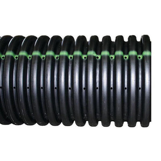 ADS Single Wall Perforated Drain Pipe 6 in. x 10 ft.