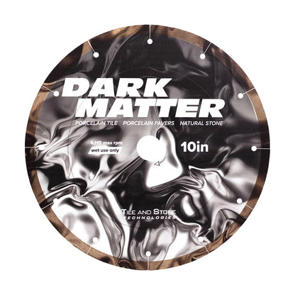 Tile and Stone Technologies 10 in. Wet-Cut Dark Matter Solid Rim Blade