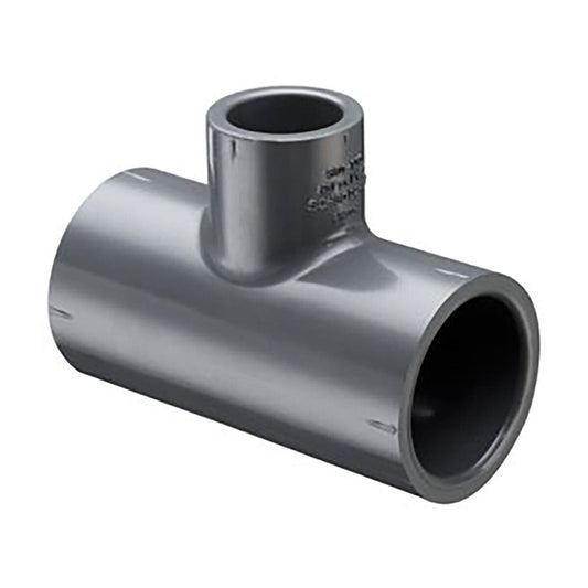 801-532  Spears Reducing Tee Sch 80 PVC 6 in. x 6 in. x 4 in. Socket