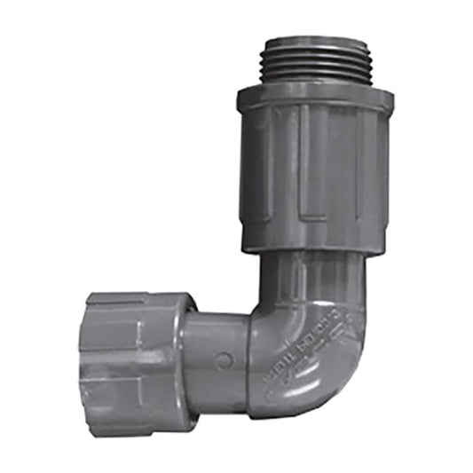 1312-010 -Lasco Manifold Elbow PVC F x Valve