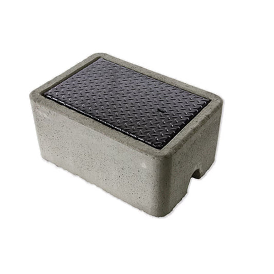 Christy Valve Box Lid Rectangle 11 in. x 18 in. Drop-in Cast Iron For B12 Box