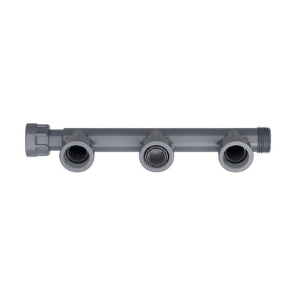 Dura 301-010-3  Triple Port Manifold Tee 1 in. Swivel x MIPT x 3-Swivel with O-Ring