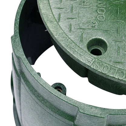 NDS Pro-Spec Valve Box & Cover Green Round 10 in.