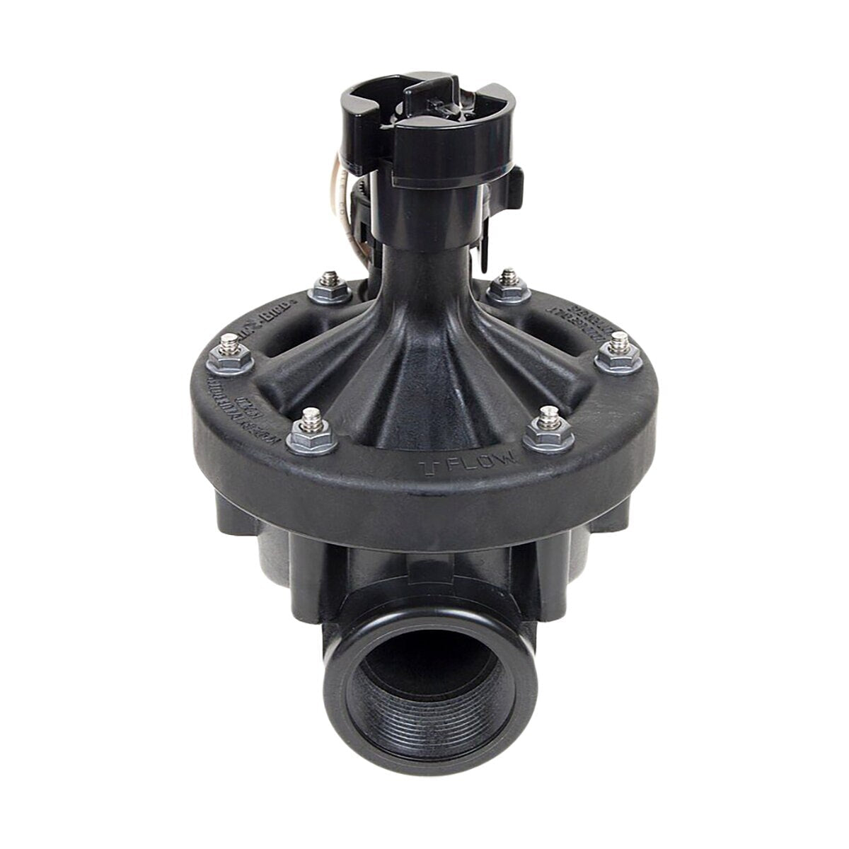 Rain Bird PEB Industrial Valve Plastic w/ IVM Solenoid w/ Flow Control 2 in. FIPT