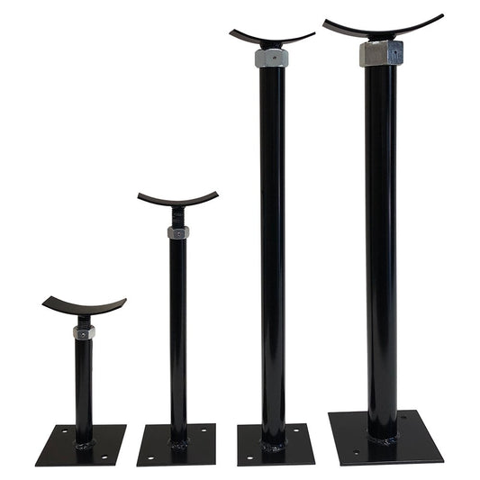 BlackJack Adjustable Pipe Supports for 2½"-4" Pipes and Valves. Adjustable range 18"-30"H