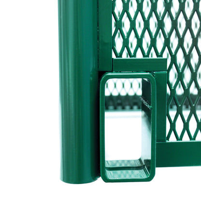 Backflow Protector Powder Coated Enclosure Lift-Off (10"W x 24"H x 22"L) - Green/Tan
