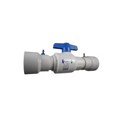 Sch 40 PVC Coupling With Ball Valve 2 in. Socket for Ezflo Fertigation Tanks