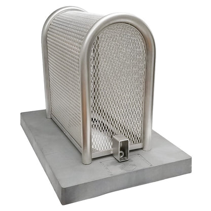 Coast GuardShack 304 Stainless Steel Enclosure (16"W x 30"H x30"L) - Lift off model - Powdercoated Silver