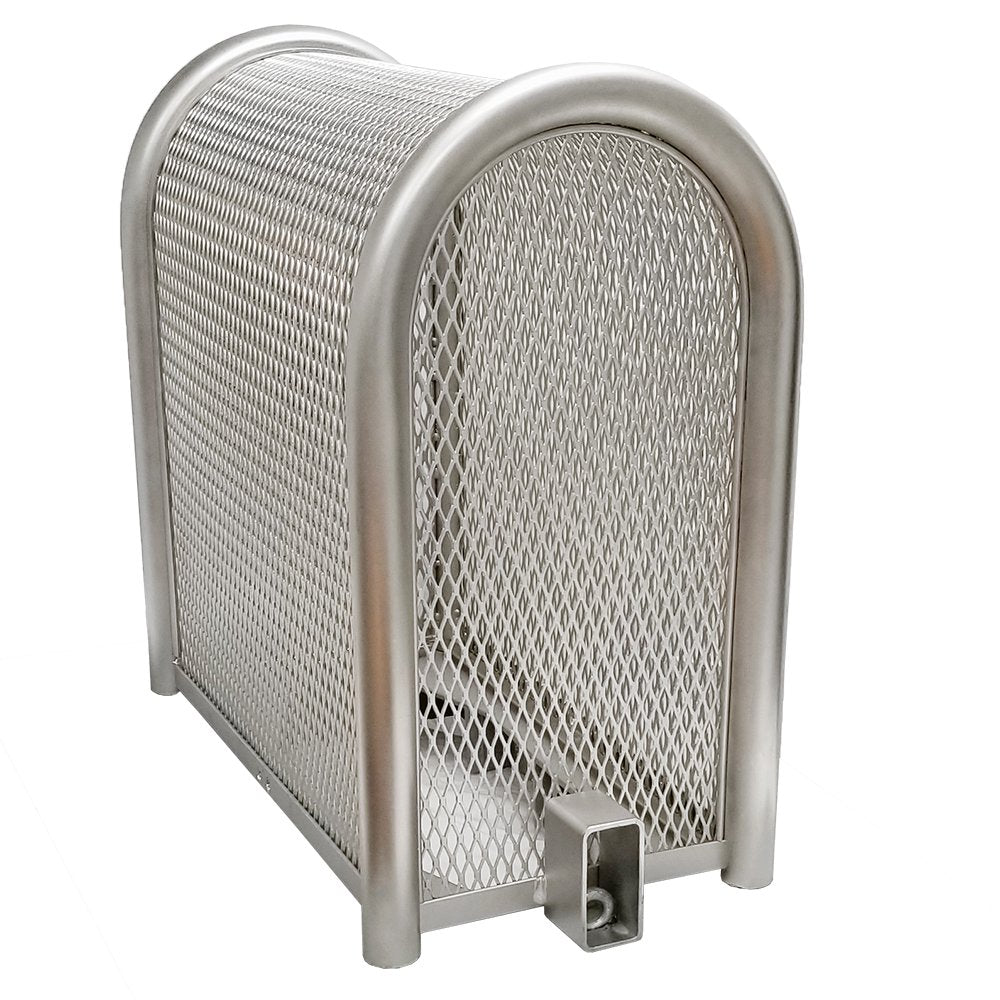 Coast GuardShack 304 Stainless Steel Enclosure (16"W x 30"H x30"L) - Lift off model - Powdercoated Silver