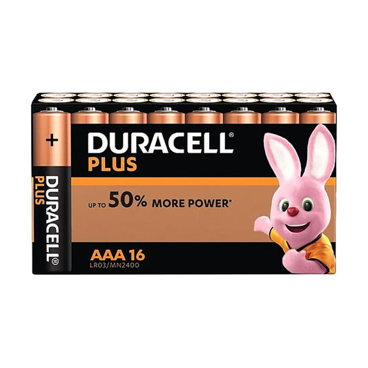 Duracell AAA Battery 1.5V Long-Lasting Power for Devices 16/pkg.