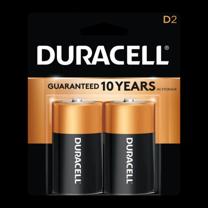 Duracell D Cell Battery 1.5V Long Lasting Power 12 Years | MN1300