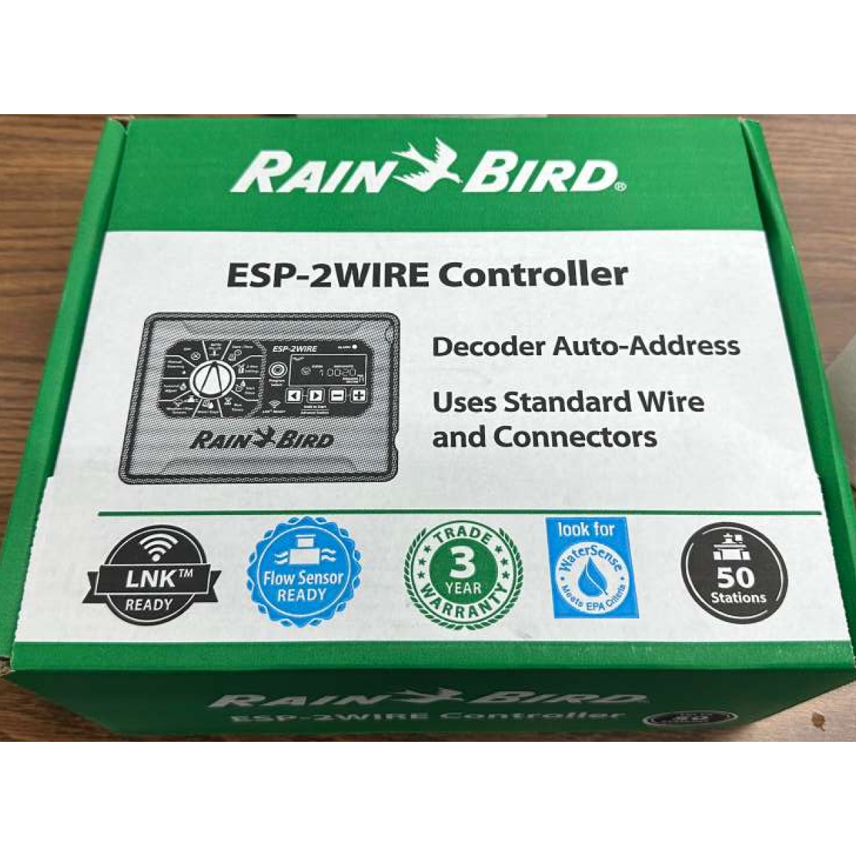Rain Bird ESP-2WIRE Controller 50 Station Capacity Cabinet w/ Door Wall Mount Plastic 120VAC | ESP-2WIRE