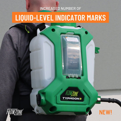 Flowzone FZVAAK-3TO  Typhoon 3 Battery-Powered Backpack Sprayer 4 gal. (Tool Only)