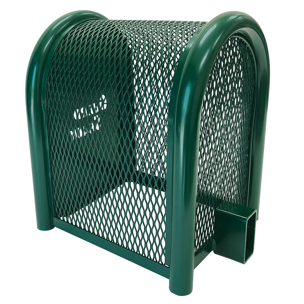 GuardShack Powdercoated Enclosure Lift-Off (10"W x 18"H x 12"L) - Green/Tan