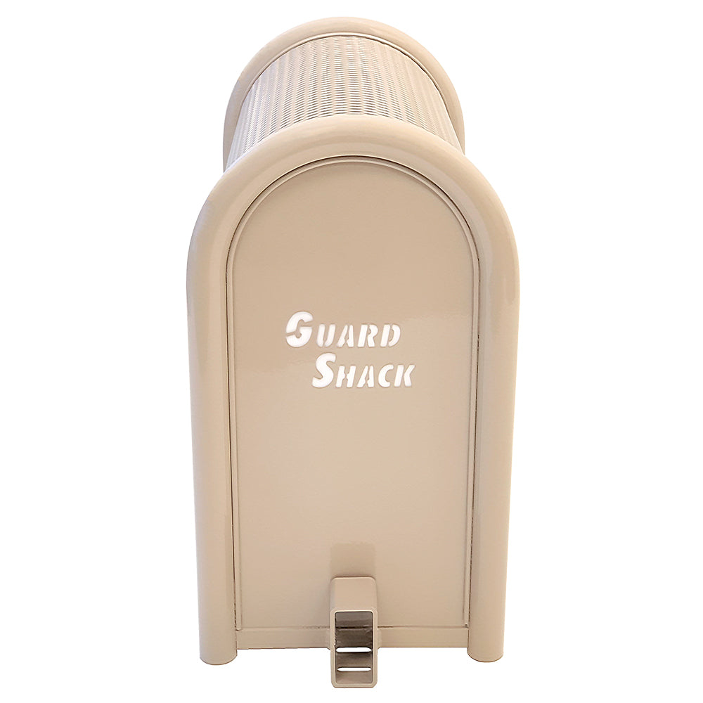 GuardShack Powdercoated Enclosure Lift-Off (10"W x 18"H x 12"L) - Green/Tan