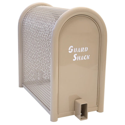 GuardShack Powdercoated Enclosure Lift-Off (10"W x 18"H x 12"L) - Green/Tan