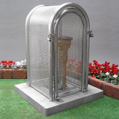 Coast GuardShack 304 Stainless Steel Enclosure (16"W x 30"H x30"L) - Lift off model - Powdercoated Silver