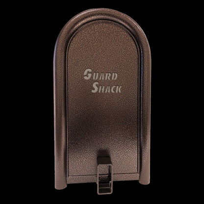 GuardShack Powdercoated Enclosure Hinged (16"W x 30"H x 46"L) - Black