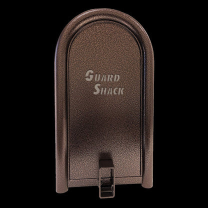 GuardShack Powdercoated Enclosure Hinged (16"W x 30"H x 46"L) - Black