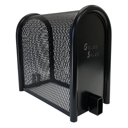 GuardShack Powdercoated Enclosure Hinged  10"W x 24"H x40"L - Black