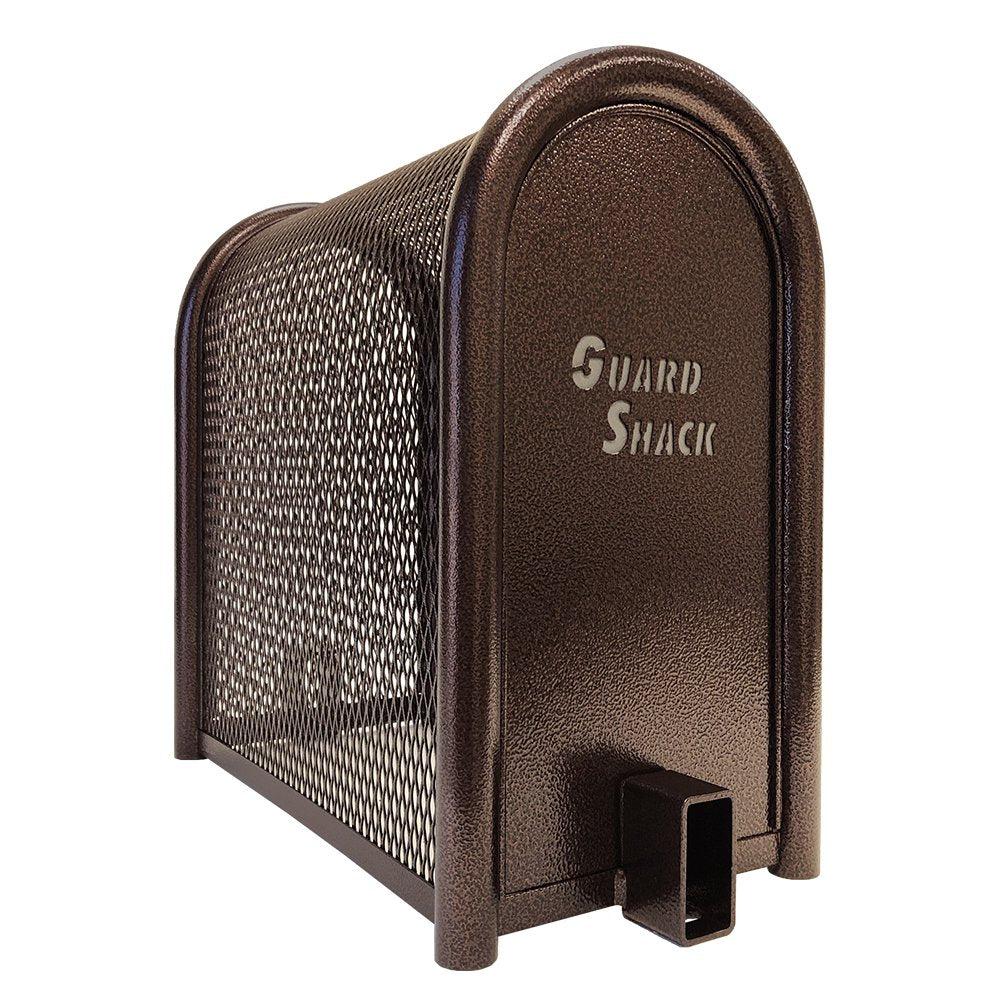 GuardShack Powdercoated Enclosure Hinged (16"W x 30"H x 46"L) - Black