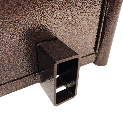 GuardShack Powdercoated Enclosure Hinged (16"W x 30"H x 46"L) - Black