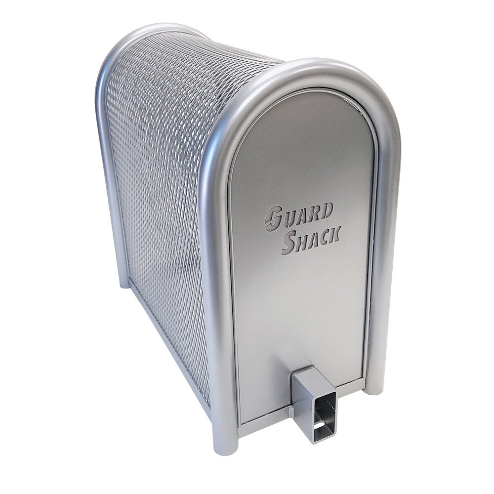 GuardShack Powdercoated Enclosure Hinged (16"W x 30"H x 46"L) - Black