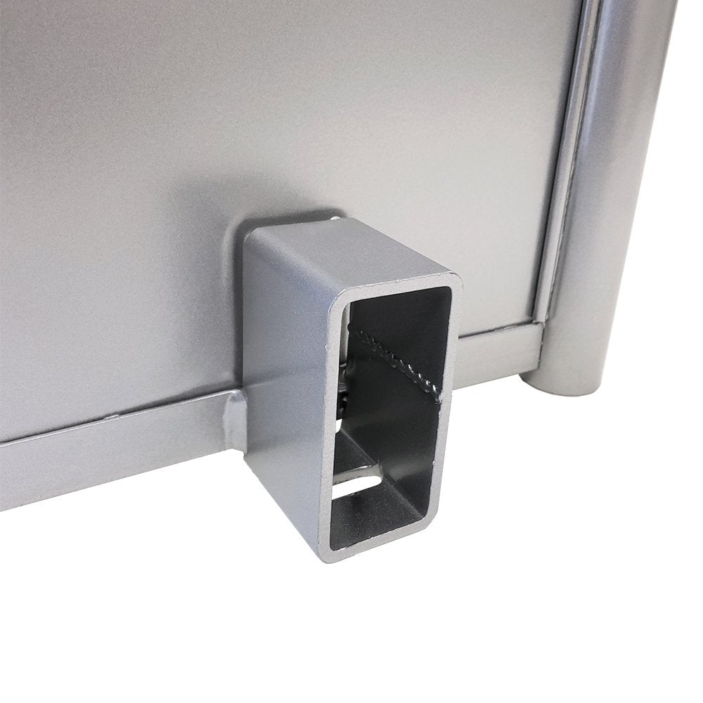 GuardShack Powdercoated Enclosure Hinged (16"W x 30"H x 46"L) - Black