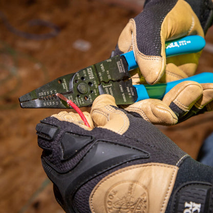 Klein Long Nose Multi Tool Wire Stripper, Wire Cutters, Crimping Tool