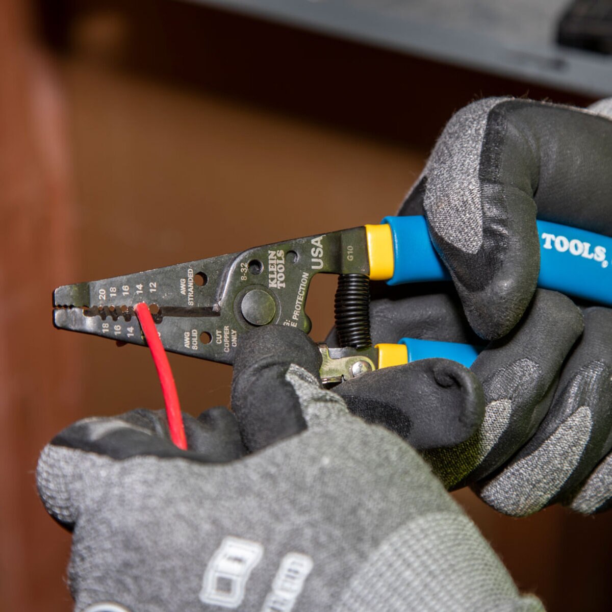 Klein Solid and Stranded Copper Wire Stripper and Cutter
