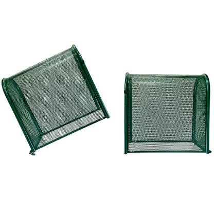 GuardShack Powdercoated Enclosure 2Pc Clamshell (16"W x 30"H x 64"L) - Green/Tan