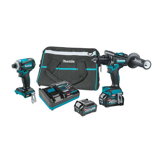 Makita Max XGT Brushless Cordless 2 pc. Combo Kit 40V for GPH01, GDT01 w/ Bag (2.5Ah) | GT200D