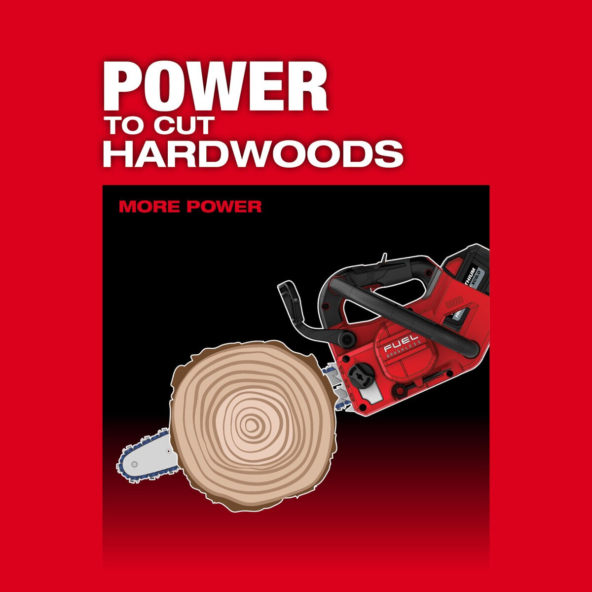 Milwaukee 18V M18 Fuel Brushless Cordless 14 in. Top Handle Chainsaw Kit | 2826-21T