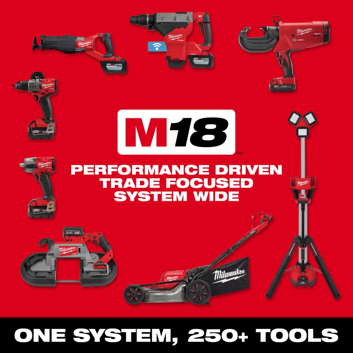 Milwaukee 18V M18 Fuel Brushless Cordless Dual Battery 17 in. String Trimmer Kit | 3006-22
