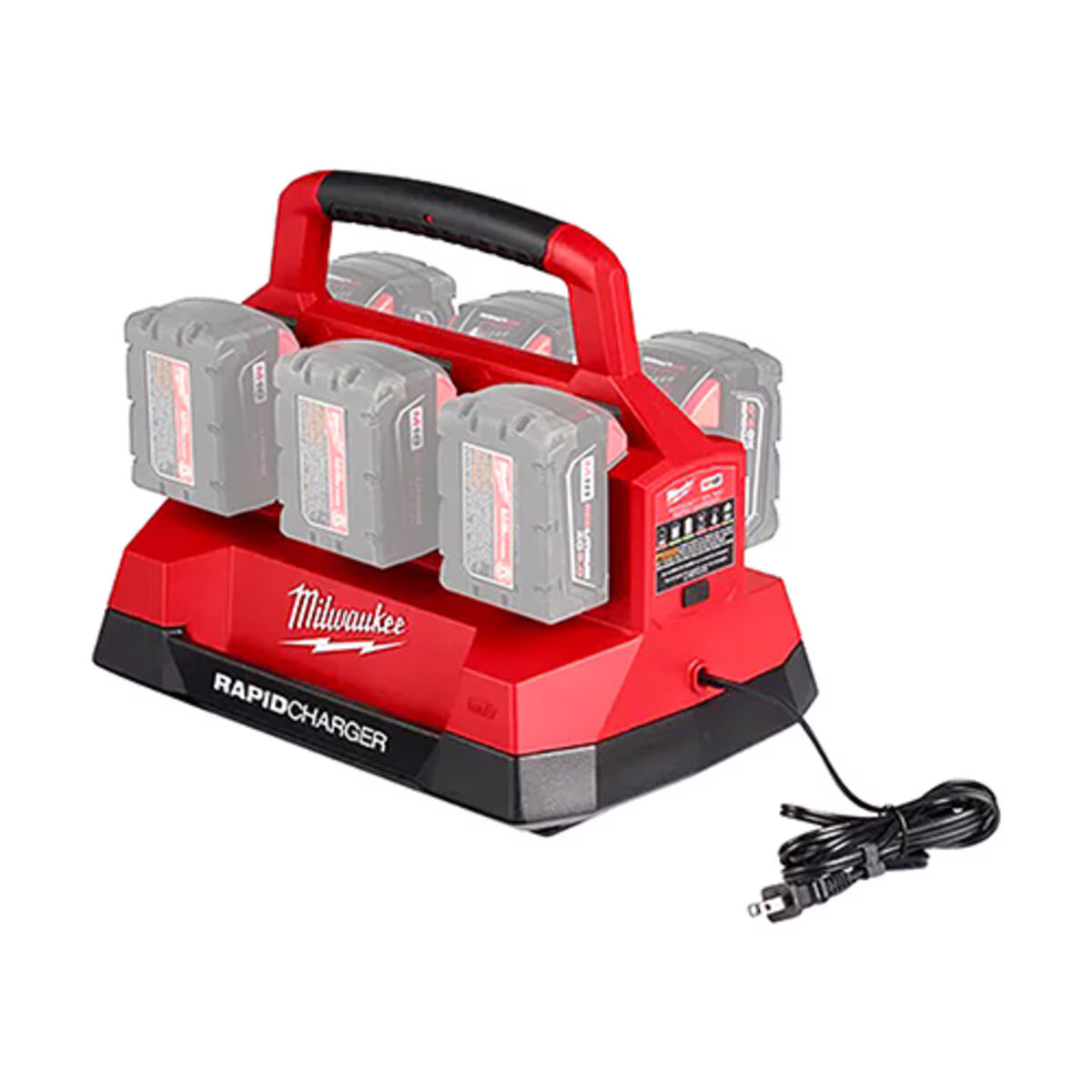 Milwaukee 18V M18 Packout Six Bay Rapid Battery Charger | 48-59-1809