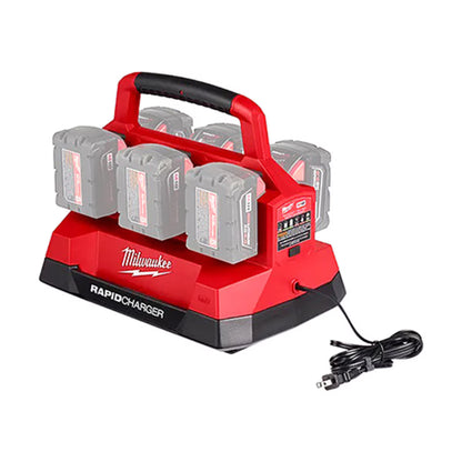 Milwaukee 18V M18 Packout Six Bay Rapid Battery Charger | 48-59-1809