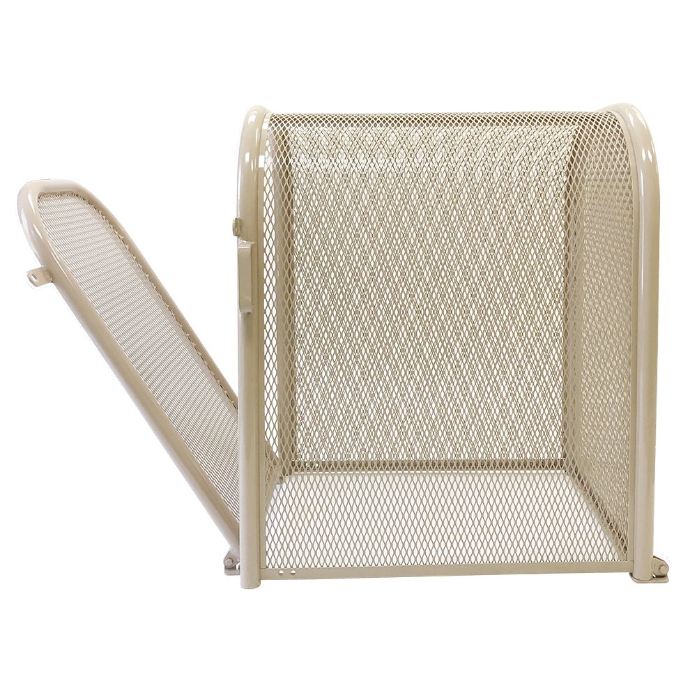 GuardShack Hinged body w/gate  Powdercoated Enclosure (24"W x 40"H x 31½"L)- Green/Tan