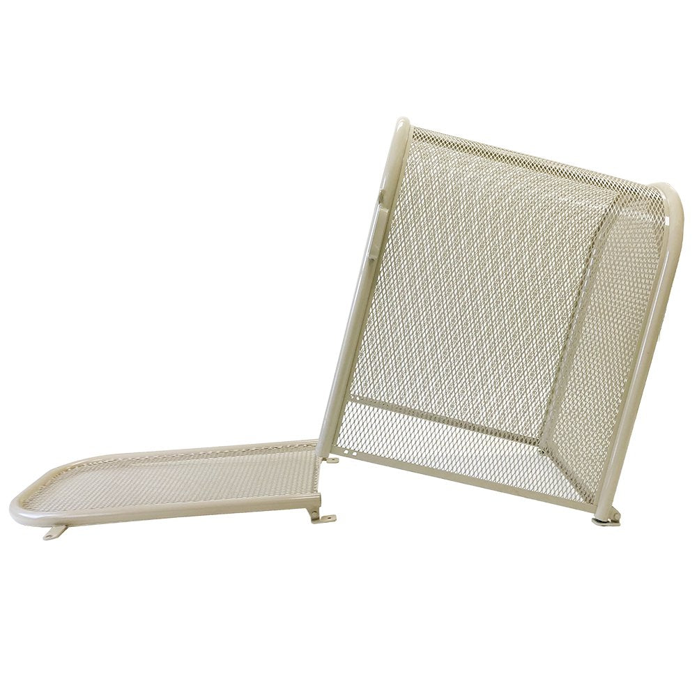 GuardShack Hinged body w/gate  Powdercoated Enclosure (24"W x 40"H x 31½"L)- Green/Tan