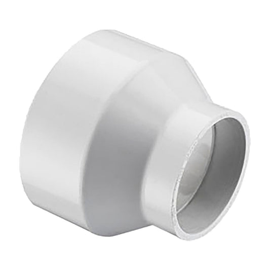 Spears Increaser/Reducer Coupling Sch 40 DWV PVC 3 in. x 1-1/2 in. Hub x Hub